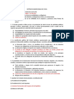 Examen de Cívica sobre Derechos Humanos, Atribuciones del Estado y Salud Pública