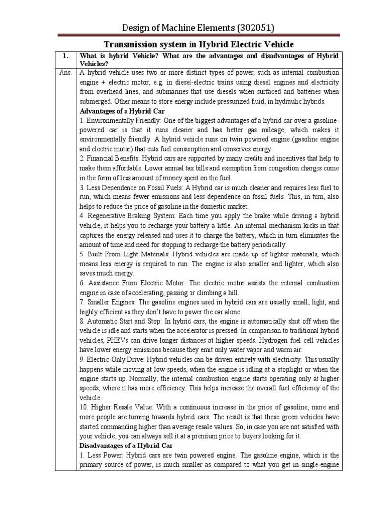 Understanding Hybrid Electric Vehicles A Comprehensive Look at