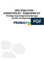 HUAWEI EG8147X6 - EG8247W5 8T - EG8245W5 6T Konfiguracja WiFi