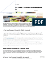 Time and Materials (T&M) Contracts - How They Work and Free Template - NetSuite