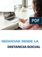 Negociar Desde La Distancia Social I Parte