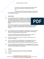 MFG MANUAL 003 Manufacturing Documentation Sample