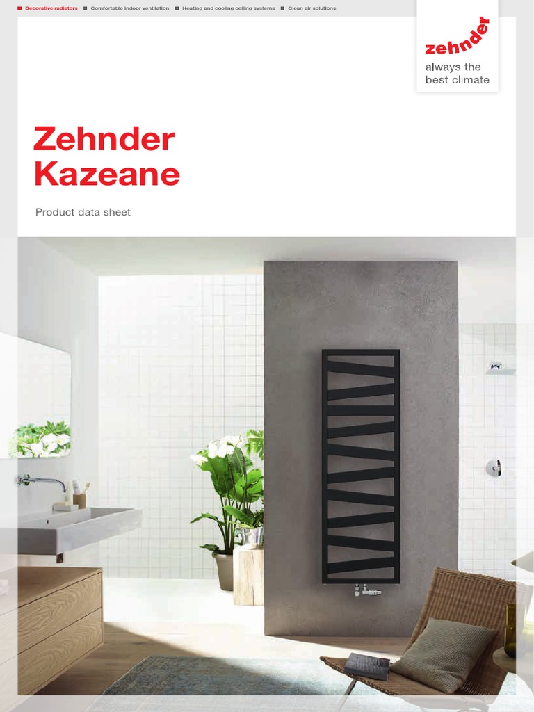 Zehnder Kazeane Radiator Overview | PDF | Radiator | Building