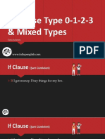 Learn Types 0-1-2-3 of If Clauses and Mixed Types