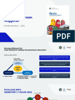 Reviu Pelaksanaan Anggaran Semester I TA 2022