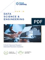 Data Science Engineering Full Time Program Brochure