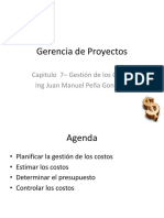 Clase 7 - Gestión de Los Costos PDF