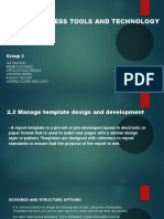 Applied Business Tools and Technology Report Template Design