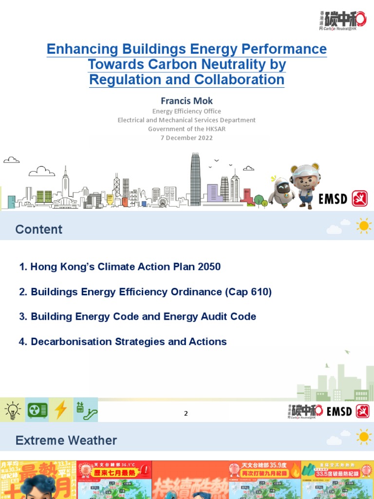 Enhancing HK Building Energy Efficiency | PDF | Climate Change ...