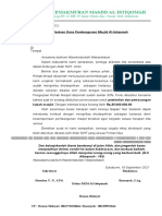 Surat Permohonan Bantuan Pembelian Kubah Mesjid Istiqomah - Kubah