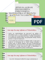 Yunit Iii - Sitwasyong Pangwika Sa Agham, Teknolohiya, Inhinyeriya at Matematika