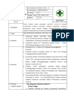 SOP Standar Pelaksanaan Vaksinasi COVID PKM PL Derawan