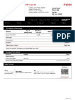 Postpaid Monthly Statement Review