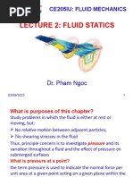 Lecture 2 - Fluid Statics - 1