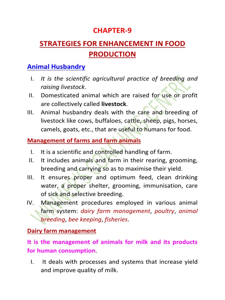 2 Chapter 9 Strategies For Enhancement in Food Production. PDF PDF