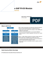 Day 1 - Overview of The SAP FI-CO Module PDF