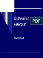 Adoc - Pub - Underwriting Asuransi Kesehatan Budi Hidayat PDF