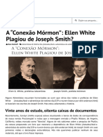 A “Conexão Mórmon” Ellen White Plagiou de Joseph Smith Graça Maior