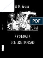 Alberto Marìa Weiss - Apologìa Del Cristianismo - Tomo 2 PDF