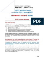Bilan Mensuel Décembre Janvier 2023 - Monthly Technical Report December January 2023 PDF