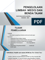 Pengelolaan Limbah Medis Dan Benda Tajam 2023