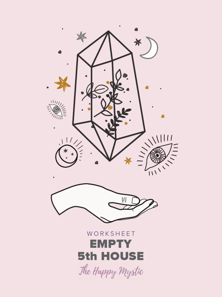 Empty 5th House Worksheet | PDF | Astronomy | Astrology