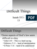 Difficult Things