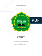 Proposal Aida Analisis Hububgan