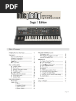 Moog Little Phatty Stage II - Manual