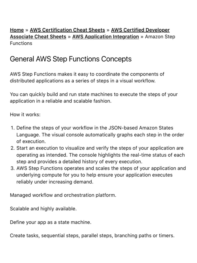 9.3Amazon Step Functions Digital Cloud Training PDF PDF Amazon