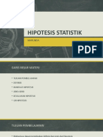 Hipotesis Statistik