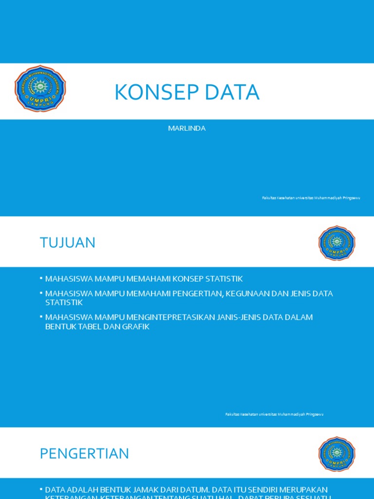 Memahami Konsep Data Statistik Kesehatan | PDF | Kesehatan Holistik