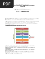 Lesson 3 - Communication