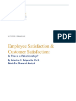 Employee Satisfaction Impacts Customer Satisfaction
