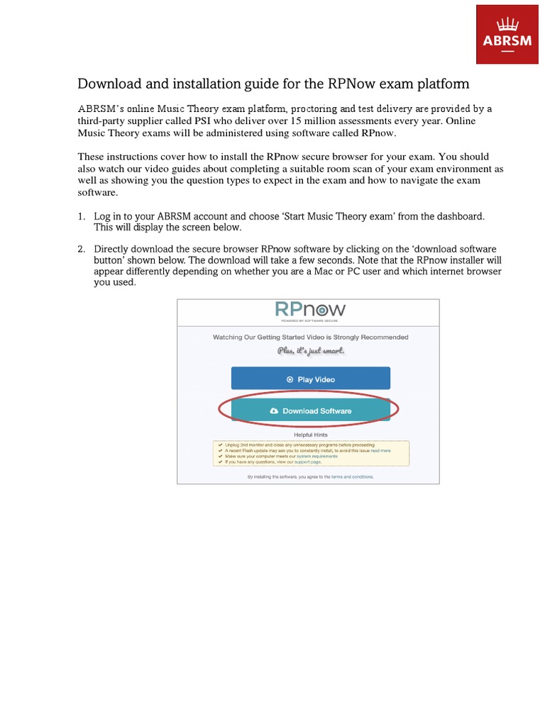 1-4. Rpnow-Download-And-Installation-Guide-Tod-Full | PDF