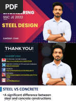 Complete PDF of Design of Steel Structures by Sandeep Jyani Sir PDF