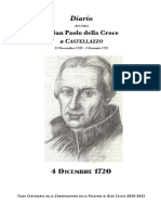 Diario S. Paolo Della Croce 1720 12 4