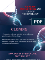 Genetic Engineering and Use of Technology Report Final