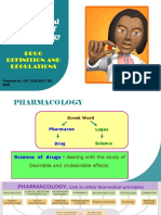 Pharma Def of Terms & Regulations