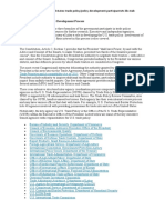 Participants in Trade Policy Development Process