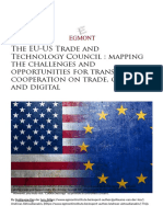 The EU-US Trade and Technology Council: Mapping The Challenges and Opportunities For Transatlantic Cooperation On Trade, Climate and Digital