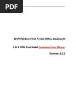 EPON Optical Fiber Access Office Equipment 4 & 8 PON Port Serial