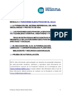 Módulo 2.2. Las Funciones Ejecutivas en La Educación Del s.XXI