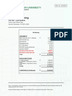 IN FEU 2nd Semester Tuition Rates SY2021 2022