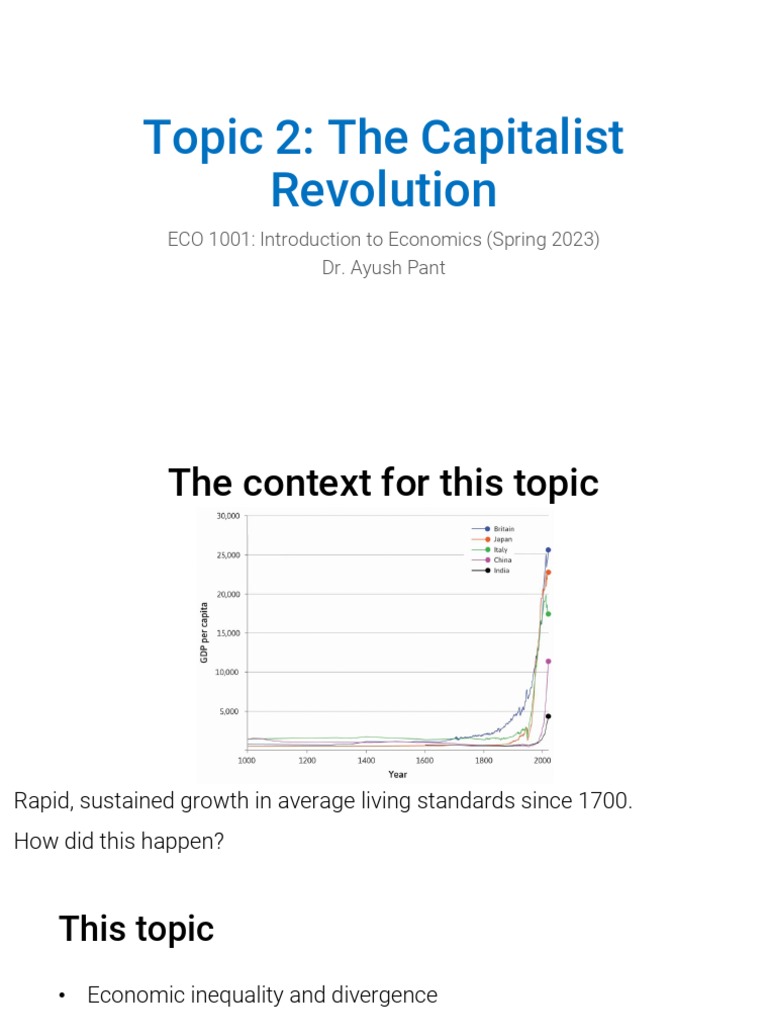 Capitalism's Role in Economic Growth | PDF | Capitalism | Gross ...