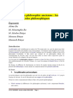 Philosophie Antique