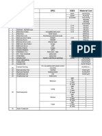 Sholinganallur Material Spec