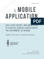 2022 Case Study Report Diia Mobile Application
