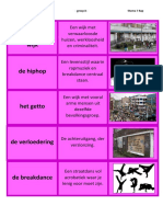 Woordkaartjes Thema Rap - Les 1 PDF