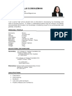Resume Format WI